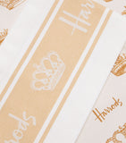 Harrods Crown Tea Towel Set (Set of 2)مجموعة مناشف الشاي بنقشة التاج