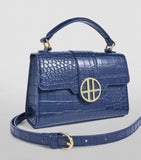 Harrods Brent Blue Grab Cross Body Bag...حقيبة كروس هارودز برنت زرقاء