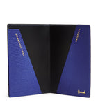 Harrods Leather Passport Cover Navy Logo