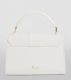 Harrods Brent White Grab Cross Body Bag...حقيبة كروس باللون الابيض