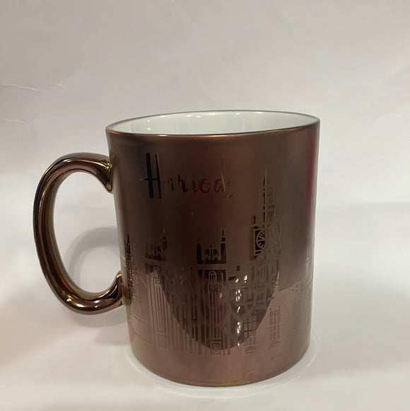 Harrods Metallic Skyline Copper Mug...كوب نحاسي بتصميم أفق معدني من هارودز