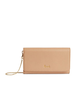 Harrods Neutral Oxford Chain Wallet