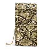 Nano Mini Olive Croc Embossed Phone Bag