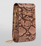 Nano Mini Snake Print Phone Bag