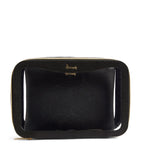 Transparent Oxford Black Cosmetic Bag Set.....مجموعة حقيبة مستحضرات تجميل شفافة باللون الأسود من أكسفورد