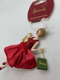 Harrods Red Glitter Dress Girl..فستان هارودز الأحمر اللامع للبنات