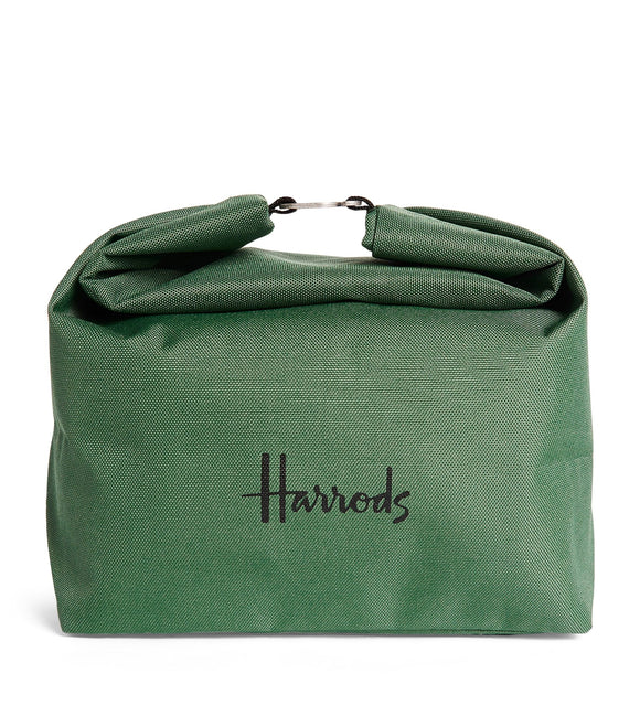 Harrods Fabric Black + Blum Lunch Bag..حقيبة غداء هارودز من القماش