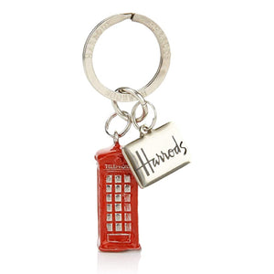 Harrods 3D Telephone Box Keyring...سلسلة مفاتيح هارودز ثلاثية الأبعاد على شكل صندوق هاتف