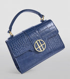 Harrods Brent Blue Grab Cross Body Bag...حقيبة كروس هارودز برنت زرقاء