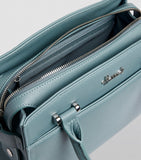 St James Blue Small Grab Bag...حقيبة سانت جيمس الزرقاء الصغيرة