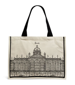 Large Hand Drawn Shopper Tote Bag