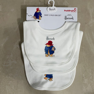 Harrods Paddington 3 Pack of Bibs