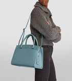 St James Blue Medium Shoulder Bag..حقيبة كتف سانت جيمس الزرقاء متوسطة الحجم