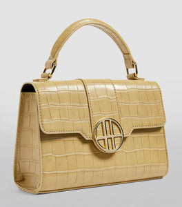 Harrods Brent Olive Grab Cross Body Bag..حقيبة كروس