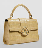 Harrods Brent Olive Grab Cross Body Bag..حقيبة كروس