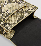 Nano Mini Olive Croc Embossed Phone Bag