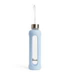 Harrods Silicone and Glass Water Bottle 600ml
