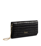 Harrods Croc-Embossed Oxford Chain Wallet