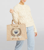 Large Beige Queen's Platinum Jubilee Shopper Bag