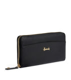 Harrods St James Long Wallet Black Logo....محفظة هارودز سانت جيمس الطويلة بشعار أسود