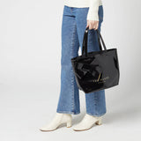 Ted Baker Women's Nikicon Knot Bow Small Icon Bag - Black...حقيبة تيد بيكر النسائية الصغيرة أيقونية - سوداء