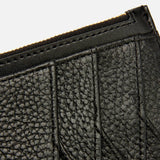 Ted Baker Diagonal Zipped Black Credit Card Holder