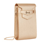 Harrods Nano Mini Gold Phone Bag