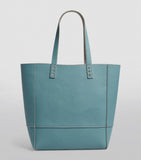 Fern Reversible Tote Bag Blue and Silver...حقيبة يد ذات وجهين باللونين الأزرق والفضي