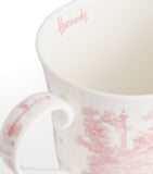 Harrods Pink Toile Mug..كوب هارودز الوردي
